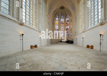 France, Val de Marne, Vincennes, Chateau de Vincennes, the Sainte Chapelle (the Holy Chapel) Stock Photo