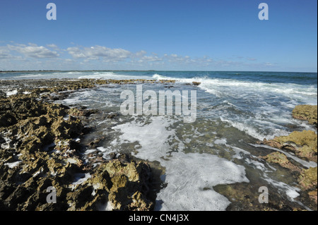 Cove at Tulum in Mexico Stock Photo