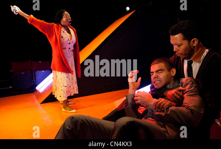 Anthony Burgess' 'A Clockwork Orange' performed at the Theatre Royal, Stratford East. Stock Photo