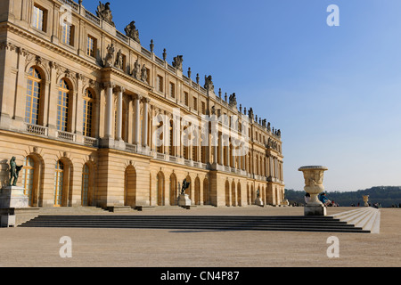 France, Yvelines, park of the Chateau de Versailles, listed as World Heritage by UNESCO, outside of the Galerie des Glaces Stock Photo