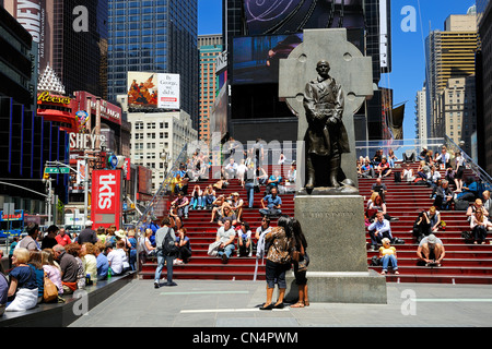 United States, New York, Manhattan, Midtown, Times Square Stock Photo