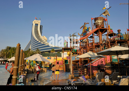 United Arab Emirates, Dubai, Jumeirah beach hotel, Wild Wadi Water park Stock Photo