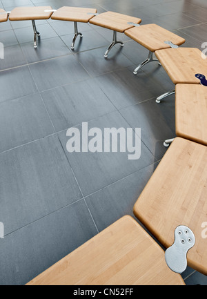Flooring at Suffolk One Sixth Form College in Ipswich Stock Photo