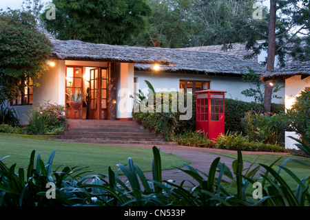 Tanzania, Arusha region, Ngorongoro District, The Plantation Lodge is a charming lodge located in Karatu, near the Ngorongoro Stock Photo