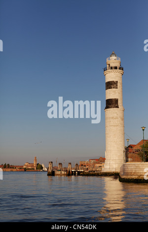 Italy, Venetia, Venice, listed as World Heritage by UNESCO, Murano, the lighthouse Stock Photo