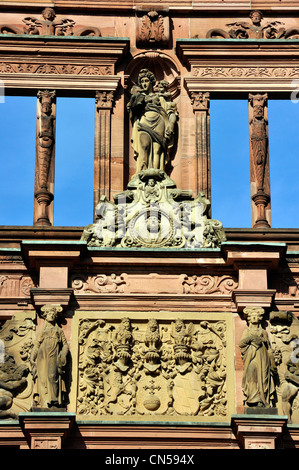 Germany, Baden Württemberg, Heidelberg castle Stock Photo