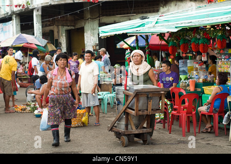 street scene, Carbon Market, downtown cebu city philippines Stock Photo