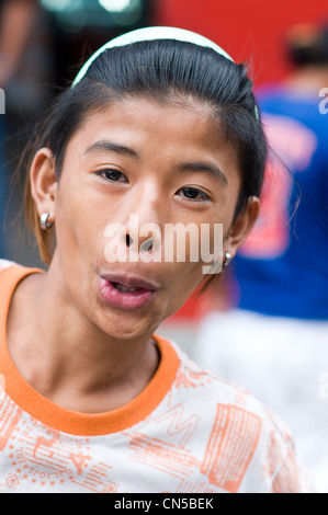 young man in Cebu city, philippines Stock Photo