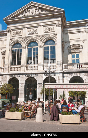 France, Savoie, Chambery, the old city, the theatre Charles Dullin Stock Photo