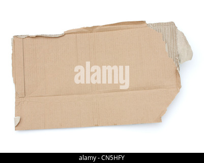 High res cardboard elements Stock Photo