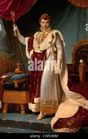 Emperor Napoleon Bonaparte I  by Francois Pascal Simon Gérard 1770-1837 France French Stock Photo