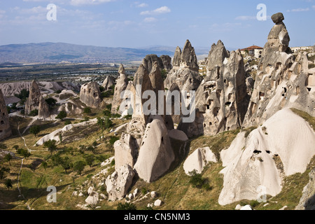 Turkey, Central Anatolia, Cappadocia listed as World Heritage by UNESCO, Uchisar Stock Photo
