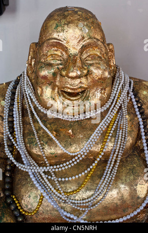 Thailand, Bangkok, Khaosan Road district, Wat Chana Songkhram Temple Stock Photo