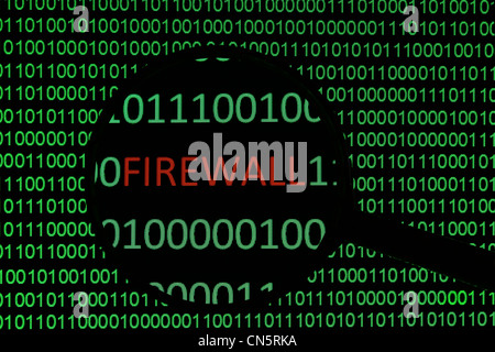 Binary data Stock Photo