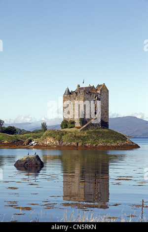 United Kingdom, Scotland, Strathclyde region, Argyll county, near Oban, Castle Stalker Stock Photo