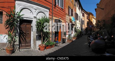 Italy Rome Trastevere district Stock Photo
