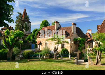 Carennac Gourdon Lot Occitaine France Stock Photo