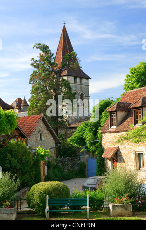 Carennac Gourdon Lot Occitaine France Stock Photo