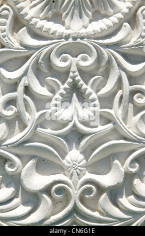 old gypsum plaster-cast background and texture Stock Photo