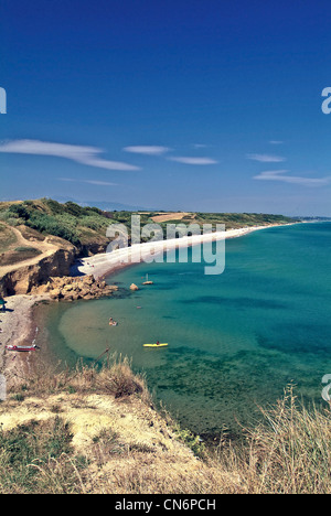 Europe Italy Abruzzi Province of Chieti Regional natural reserve of Punta Aderci Stock Photo