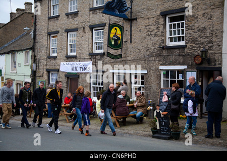 Middleham Open Stables Day, Good Friday 2012 on the 6th April at Leyburn, North Yorkshire Dales, UK Stock Photo