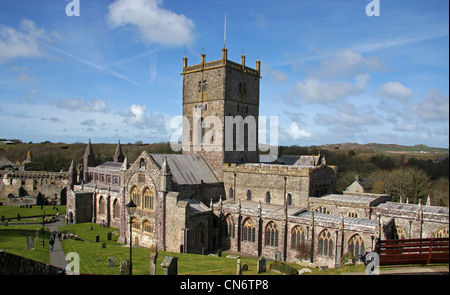 St David's Cathedral, Pembrokeshire Stock Photo