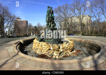 Bailey Fountain Grand Army Plaza Brooklyn New York City Stock Photo
