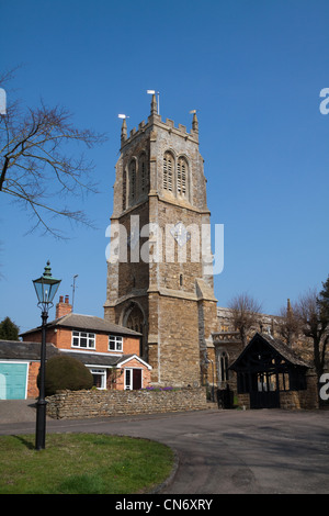 St Georges Church Lower Brailes Stock Photo