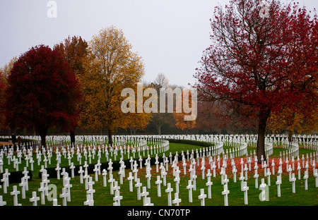 The American Cemetery at Madingley on November 11th, 2011. Stock Photo