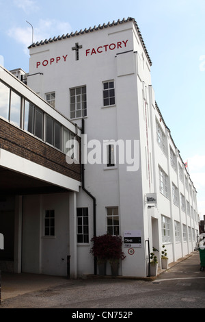 The Royal British Legion's Poppy Factory in Richmond, London, England. Stock Photo