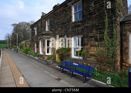 Egton Railway Station, Egton, North Yorkshire, North York Moors National Park, England, UK. Stock Photo