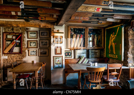 Village pub interior, UK - The Bat & Ball Inn, Cuddesdon, Oxford, UK Stock Photo