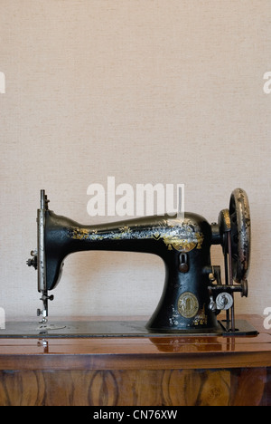 Old Singer sewing machine Stock Photo