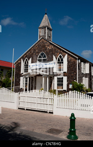 Methodist Church, Philipsburg, Sint Maarten, The West Indies Stock Photo