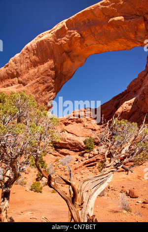 South Window Arch, Arches National Park, Utah USA Stock Photo