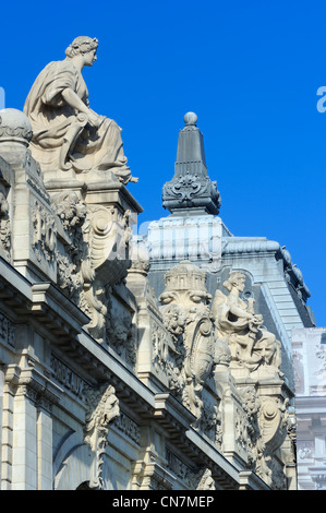 France, Paris, Left Bank, Orsay Museum, housed in the Gare d'Orsay, former railway station (1898) Stock Photo