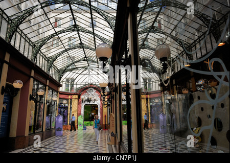 France, Paris, Passage des Princes between the Boulevard des Italiens and the Rue de Richelieu Stock Photo