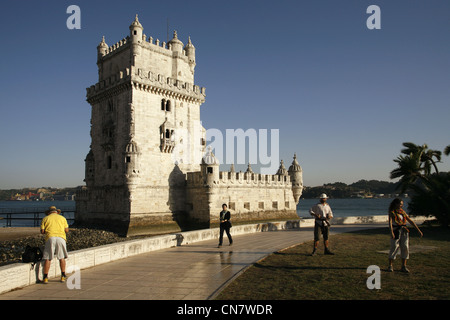 Belém Tower, Torre de Belém, Lisbon, Portugal Stock Photo