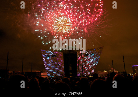 Titanic Lightshow Stock Photo