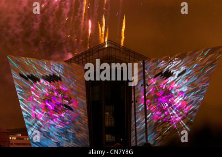 Titanic Lightshow Stock Photo