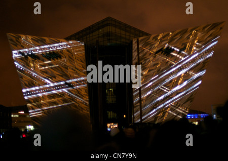 Titanic Lightshow Stock Photo