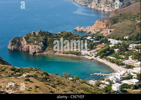 Greece, Chios Island, the small harbour of Emporio Stock Photo