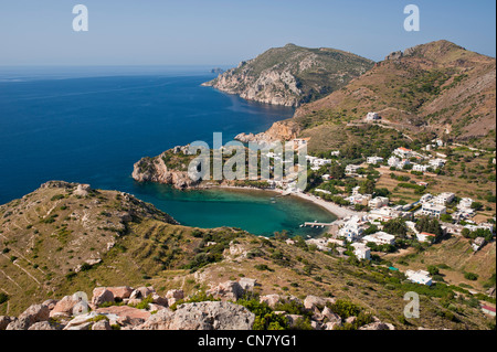 Greece, Chios Island, the small harbour of Emporio Stock Photo