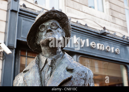 James Joyce statue. Dublin, Ireland Stock Photo