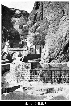 1917  Aden Fresh Water Stock Photo