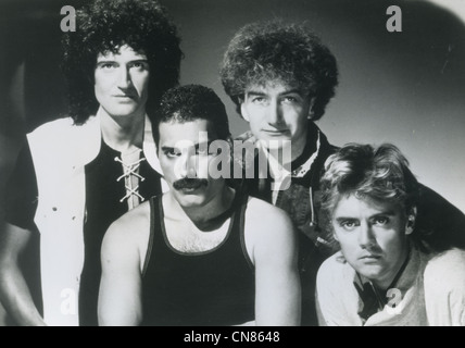 QUEEN Promotional photo of UK rock group in 1978, From left Roger ...