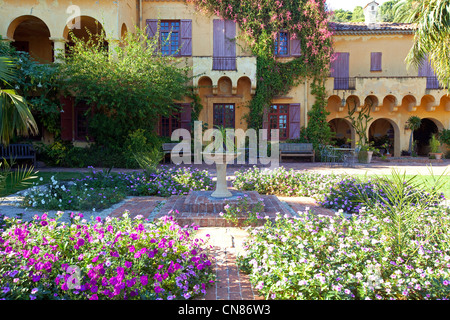 France, Alpes Maritimes, Menton, Botanical and Exotic Garden of Val Rahmeh of the 19th century Stock Photo