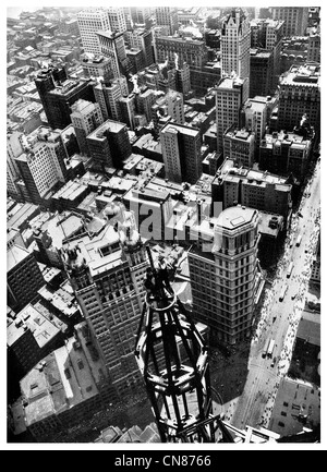 First published 1916 New York City Sky Scrapers Stock Photo