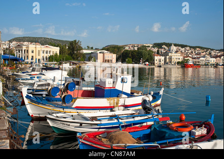 Grèce, north east Aegean islands, Lesbos island, Mytilini Stock Photo