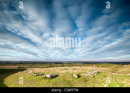 Arbor Low Henge stone circle Stock Photo - Alamy